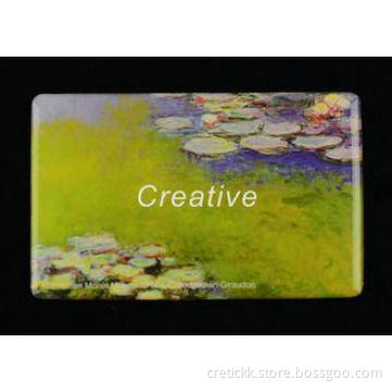 Eco - Friendly Printed Epoxy Dome 3D Fridge Magnets For Pre